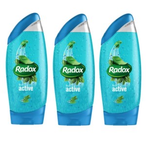Radox – Feel Active Shower Gel / Body Wash (3 x 250ml) Radox – Feel Active Shower Gel / Body Wash (3 x 250ml)