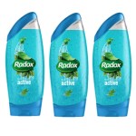 Radox – Feel Active Shower Gel / Body Wash (3 x 250ml) Radox – Feel Active Shower Gel / Body Wash (3 x 250ml)