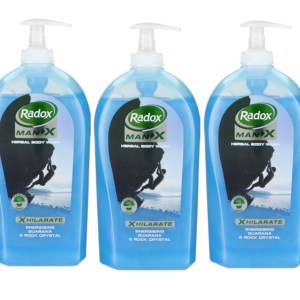 Radox – Xhilarate (Man X) Shower Gel / Body Wash (3 x 750ml) Radox – Xhilarate (Man X) Shower Gel / Body Wash (3 x 750ml)