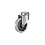 Tradequip – Thermoplastic Rubber Castor – Bolt Hole Swivel (100mm) Tradequip – Thermoplastic Rubber Castor – Bolt Hole Swivel (100mm)