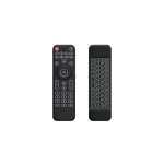 Rii 2in1 Dual-sided Qwerty Airmouse Wireless Remote Black Rii 2in1 Dual-sided Qwerty Airmouse Wireless Remote Black