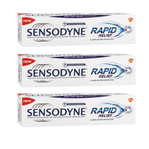 Sensodyne – Rapid Relief Toothpaste – Original (3 x 75ml) Sensodyne – Rapid Relief Toothpaste – Original (3 x 75ml)