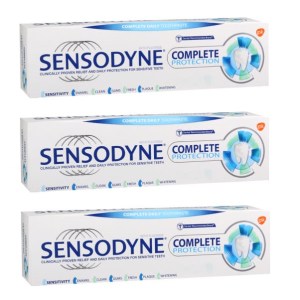 Sensodyne – Complete Protection Toothpaste – Original (3 x 75ml) Sensodyne – Complete Protection Toothpaste – Original (3 x 75ml)