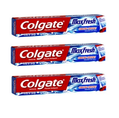 Colgate – MaxFresh Toothpaste – Cool Mint (3 x 75ml) Colgate – MaxFresh Toothpaste – Cool Mint (3 x 75ml)