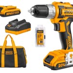 Ingco – Cordless Drill, 2 x 2Ah Batteries, Charger, Bag & Accessory Set Ingco – Cordless Drill, 2 x 2Ah Batteries, Charger, Bag & Accessory Set