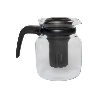 Simax Matura 1.25L Tea Jug – Transparent/Black Simax Matura 1.25L Tea Jug – Transparent/Black