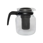 Simax Matura 1.25L Tea Jug – Transparent/Black Simax Matura 1.25L Tea Jug – Transparent/Black
