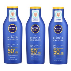 NIVEA Sun – Sun Screen / Sun SPF50 Protect & Moisture Lotion (3 x 200ml) NIVEA Sun – Sun Screen / Sun SPF50 Protect & Moisture Lotion (3 x 200ml)