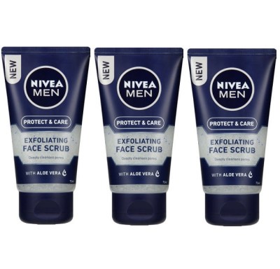Nivea Men – Originals Exfoliating Face Scrub (3 x 75ml) Nivea Men – Originals Exfoliating Face Scrub (3 x 75ml)