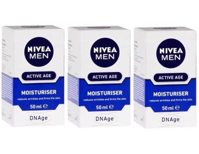 Nivea Men – Active Age DNage Moisturiser (3 x 50ml) Nivea Men – Active Age DNage Moisturiser (3 x 50ml)