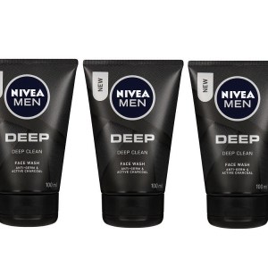 Nivea Men – Face Cleanser Gel Deep (3 x 100ml) Nivea Men – Face Cleanser Gel Deep (3 x 100ml)