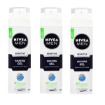 NIVEA Men – Sensitive Shaving Gel (3 x 200ml) NIVEA Men – Sensitive Shaving Gel (3 x 200ml)