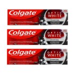 Colgate – Optic White Toothpaste Charcoal (3 x 75ml) Colgate – Optic White Toothpaste Charcoal (3 x 75ml)