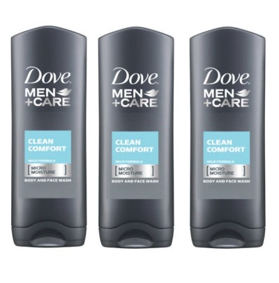 Dove Men + Care – Body Wash Clean Comfort (3 x 400ml) Dove Men + Care – Body Wash Clean Comfort (3 x 400ml)