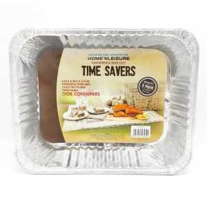 Disposable Foil Containers Large – 2 Pack Disposable Foil Containers Large – 2 Pack