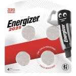 Energizer CR2025 Lithium Battery Card 4 Energizer CR2025 Lithium Battery Card 4