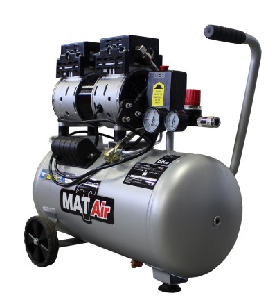 Compressor Matair 24Lt Oil Less Silent Compressor Matair 24Lt Oil Less Silent