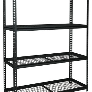 Wildberry – Black Heavy Duty Shelving – 4 Steel Shelves Wildberry – Black Heavy Duty Shelving – 4 Steel Shelves