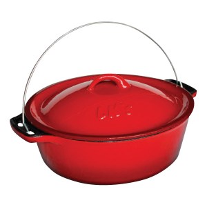 LK Bake Pot #10 3L Enamel Red LK Bake Pot #10 3L Enamel Red