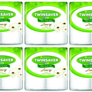 Twinsaver – Toilet paper – Luxury Soft Toiletpaper – 2 Ply (24 x Rolls) Twinsaver – Toilet paper – Luxury Soft Toiletpaper – 2 Ply (24 x Rolls)