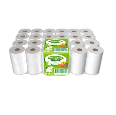 Twinsaver – Toilet paper – 100% Recycled Fibre Biodegradable (48 x Rolls) Twinsaver – Toilet paper – 100% Recycled Fibre Biodegradable (48 x Rolls)