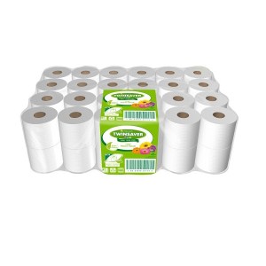 Twinsaver – Toilet paper – 100% Recycled Fibre Biodegradable (48 x Rolls) Twinsaver – Toilet paper – 100% Recycled Fibre Biodegradable (48 x Rolls)