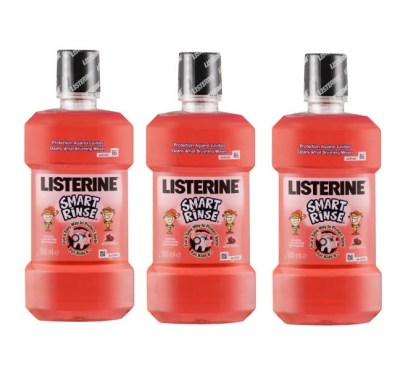 Listerine – Kids Smart Rinse Mouthwash Berry (3 x 500ml) Listerine – Kids Smart Rinse Mouthwash Berry (3 x 500ml)