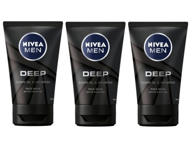 Nivea Men – Deep Face Wash – Clears Oil and Impurities (3 x 100ml) Nivea Men – Deep Face Wash – Clears Oil and Impurities (3 x 100ml)