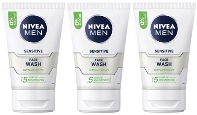 Nivea Men – Sensitive Face Wash – Instant Relief (3 x 75ml) Nivea Men – Sensitive Face Wash – Instant Relief (3 x 75ml)