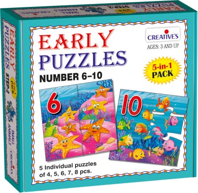 Creatives Early Puzzle Step ll – Numbers 6 to 10 Creatives Early Puzzle Step ll – Numbers 6 to 10