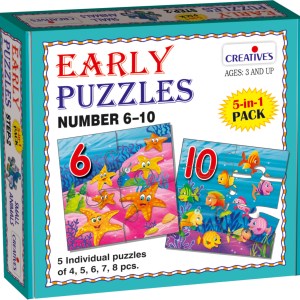 Creatives Early Puzzle Step ll – Numbers 6 to 10 Creatives Early Puzzle Step ll – Numbers 6 to 10