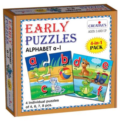 Creatives Early Puzzle Step ll – Alphabet A to l Creatives Early Puzzle Step ll – Alphabet A to l
