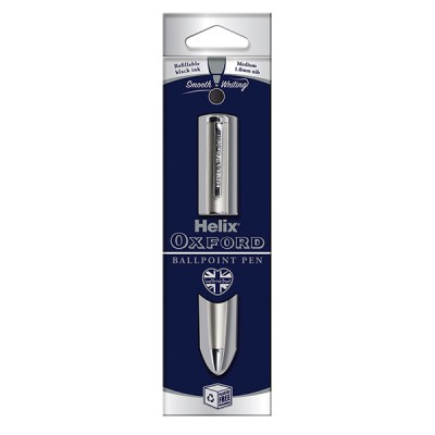 Helix Oxford Ball Pen – Stainless Steel Helix Oxford Ball Pen – Stainless Steel