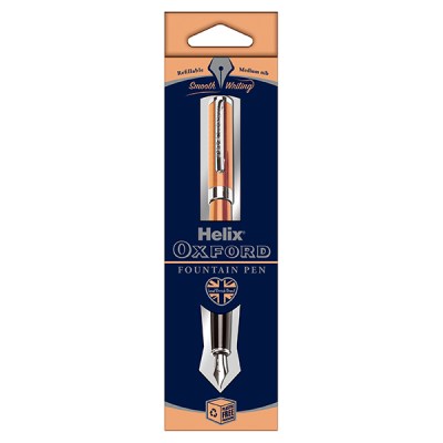 Helix Oxford Fountain Pen – Rose Gold Helix Oxford Fountain Pen – Rose Gold