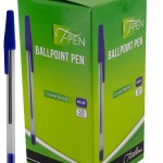 Treeline Ballpoint Pens Crystal Barrel Blue T-Pen – Box of 50 Treeline Ballpoint Pens Crystal Barrel Blue T-Pen – Box of 50