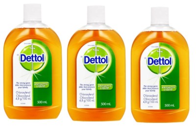 Dettol – Anticeptic Liquid (3 x 500ml) Dettol – Anticeptic Liquid (3 x 500ml)