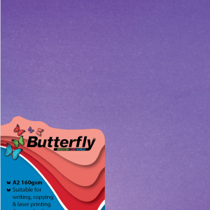 Butterfly A2 Bright Board – Pack Of 5 Purple Butterfly A2 Bright Board – Pack Of 5 Purple