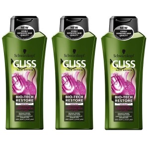 Schwarzkopf Gliss – Biotech Hair Shampoo – (3 x 400ml) Schwarzkopf Gliss – Biotech Hair Shampoo – (3 x 400ml)