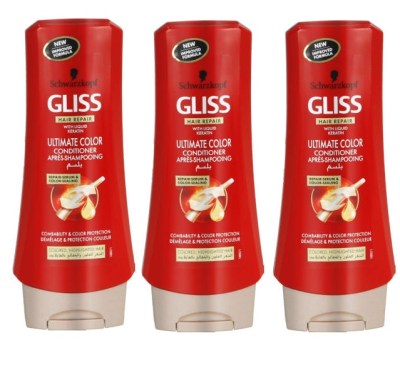 Schwarzkopf Gliss – Hair Repair Conditioner Ultimate Color – (3 x 200ml) Schwarzkopf Gliss – Hair Repair Conditioner Ultimate Color – (3 x 200ml)