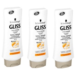 Schwarzkopf Gliss – Hair Repair Conditioner Total Repair – (3 x 400ml) Schwarzkopf Gliss – Hair Repair Conditioner Total Repair – (3 x 400ml)