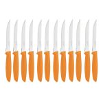 Tramontina Serrated Steak Knife – Plenus Range – 12 x 5″ (13cm) – Orange Tramontina Serrated Steak Knife – Plenus Range – 12 x 5″ (13cm) – Orange