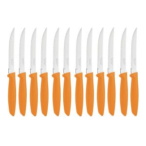 Tramontina Serrated Steak Knife – Plenus Range – 12 x 5″ (13cm) – Orange Tramontina Serrated Steak Knife – Plenus Range – 12 x 5″ (13cm) – Orange