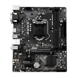 MSI H310M PRO-VDH PLUS Intel 1151 Micro-ATX Motherboard – Black MSI H310M PRO-VDH PLUS Intel 1151 Micro-ATX Motherboard – Black