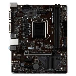 MSI H310M PRO-VD PLUS Intel 1151 Micro-ATX Motherboard – Black MSI H310M PRO-VD PLUS Intel 1151 Micro-ATX Motherboard – Black
