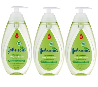 Johnson’s – Baby 3-in-1 Body Wash Chamomile (3 x 300ml) Johnson’s – Baby 3-in-1 Body Wash Chamomile (3 x 300ml)