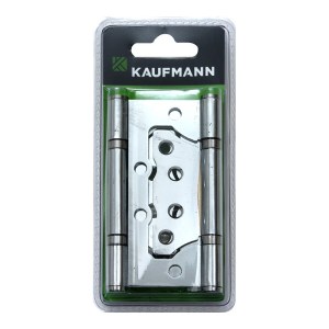 Kaufmann Flush Hinge Steel 100mm Chrome Plated (Pair) Kaufmann Flush Hinge Steel 100mm Chrome Plated (Pair)