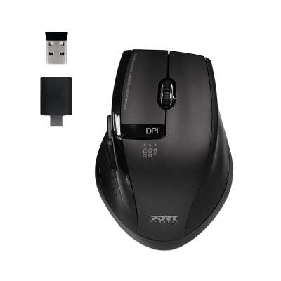 Port Connect Wireless Silent Mouse – Black Port Connect Wireless Silent Mouse – Black