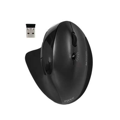Port Connect Wireless Rechargeable Ergonomic Mouse – Black Port Connect Wireless Rechargeable Ergonomic Mouse – Black