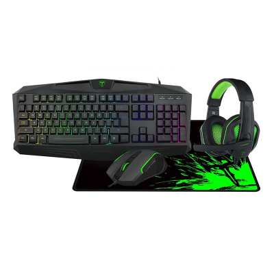T-Dagger T-TGS003 4 in 1 Gaming Combo Set – Black T-Dagger T-TGS003 4 in 1 Gaming Combo Set – Black