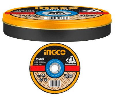 INGCO – Abrasive Metal Cutting Disc Set (10 Pieces) – 115mm INGCO – Abrasive Metal Cutting Disc Set (10 Pieces) – 115mm